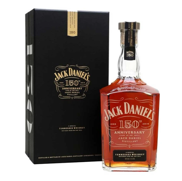 Jack Daniels 150th Anniversary Whiskey 1L Box