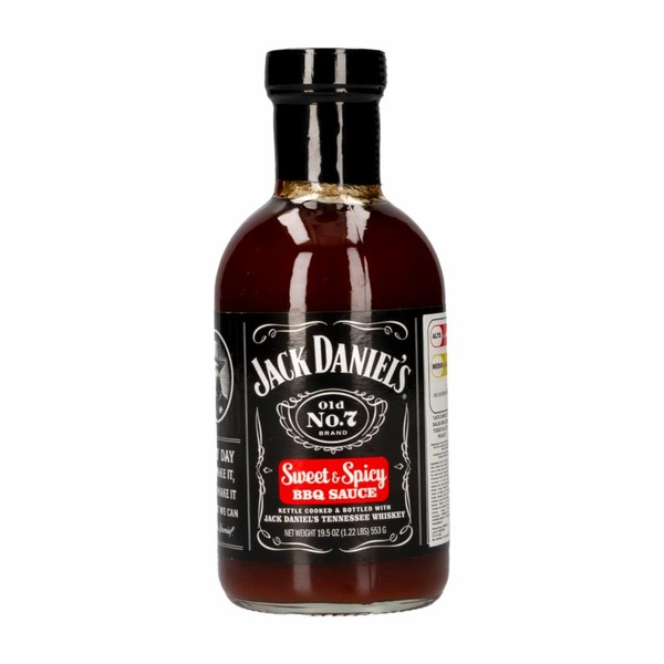 Jack Daniels, Salsa de barbacoa dulce y picante, 19.5 onzas