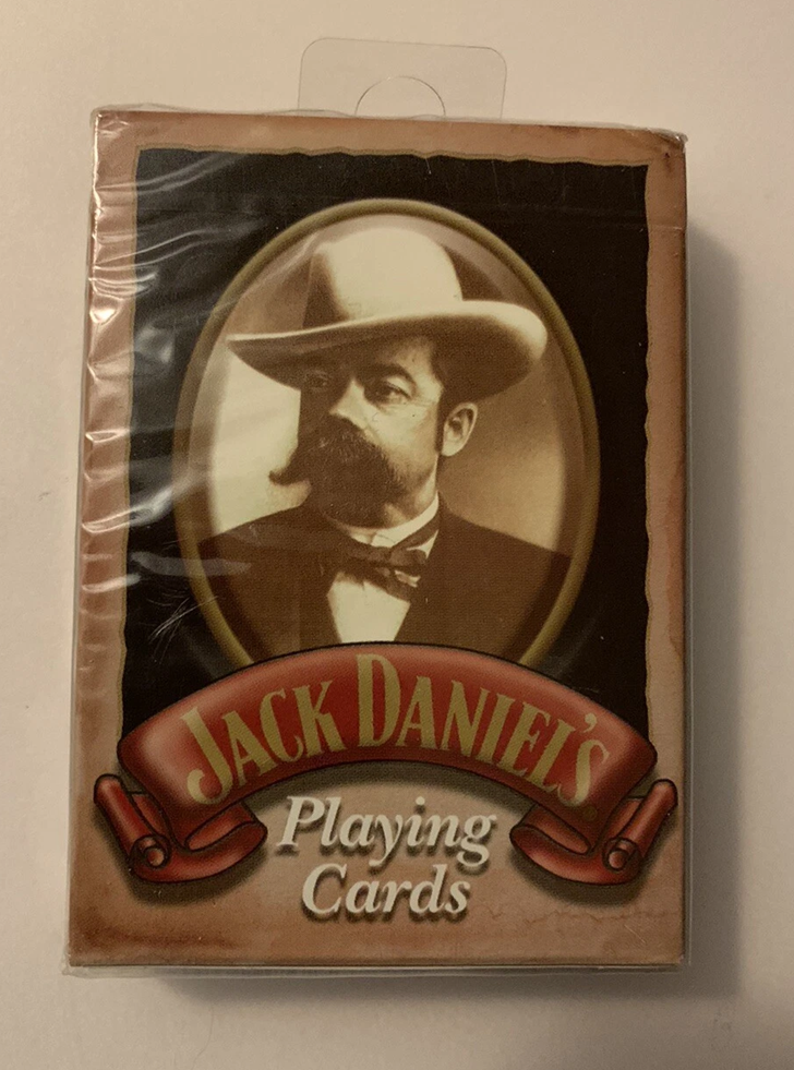 JACK DANIEL'S TENNESSEE WHISKEY PLAYING CARDS POKER SIZE NO. 6633 HOYLE PRODUCTS